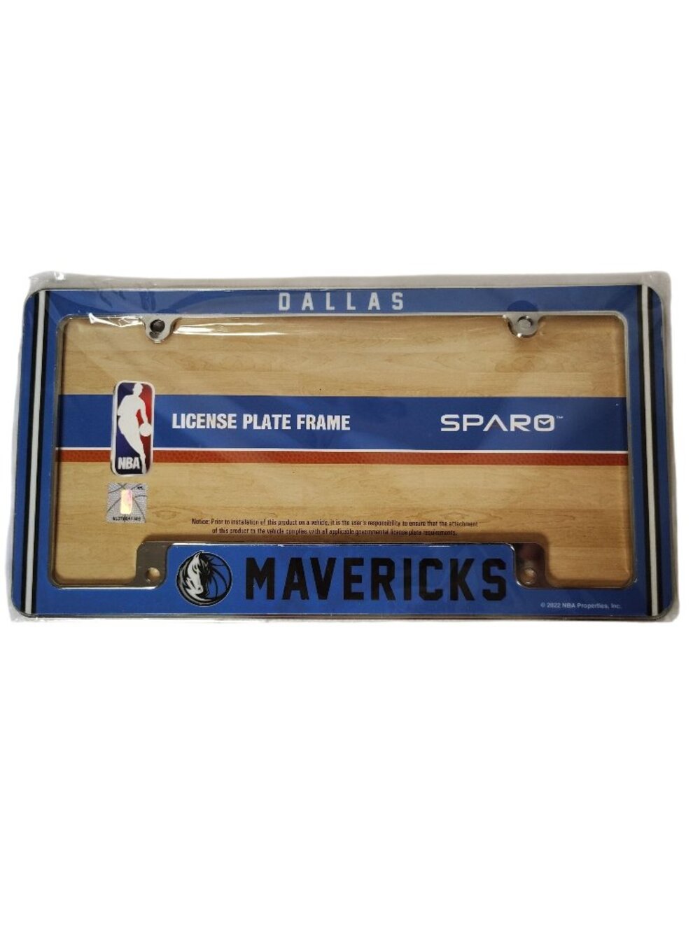 Dallas Mavericks NBA License Plate Frame By Sparo